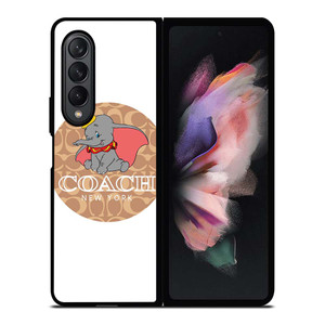 COACH NEW YORK DUMBO DISNEY Samsung Galaxy Z Fold 3 Case Cover COACH NEW YORK DUMBO DISNEY Samsung Galaxy Z Fold 3 Case Cover