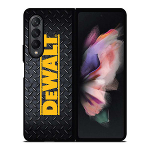 DEWALT TOOLS LOGO METAL Samsung Galaxy Z Fold 3 Case Cover