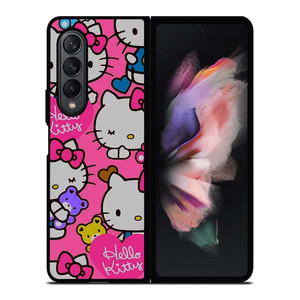 HELLO KITTY CAT PINK Samsung Galaxy Z Fold 3 Case Cover