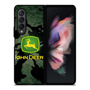 JOHN DEERE TRACTOR LOGO CAMO Samsung Galaxy Z Fold 3 Case Cover JOHN DEERE TRACTOR LOGO CAMO Samsung Galaxy Z Fold 3 Case Cover