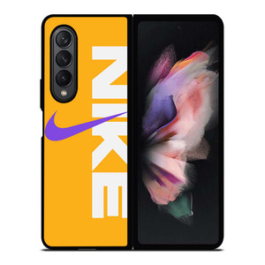 NIKE LOGO PURPLE YELLOW Samsung Galaxy Z Fold 3 Case Cover