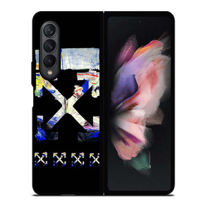 OFF WHITE CLOTHING ART LOGO Samsung Galaxy Z Fold 3 Case Cover