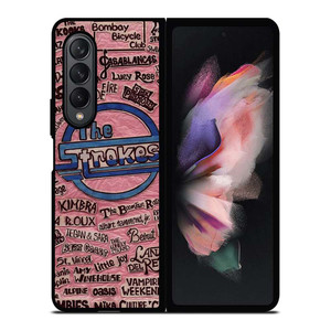 THE STROKES AND FAMOUS BAND LOGO Samsung Galaxy Z Fold 3 Case Cover