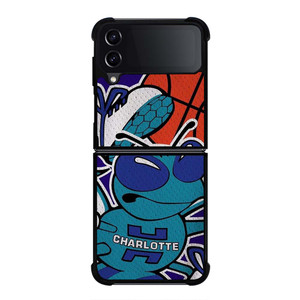 CHARLOTTE HORNETS BASKTEBALL TEAM LOGO Samsung Galaxy Z Flip 4 Case Cover CHARLOTTE HORNETS BASKTEBALL TEAM LOGO Samsung Galaxy Z Flip 4 Case Cover