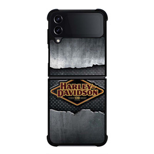 HARLEY DAVIDSON LOGO 120 YEARS Samsung Galaxy Z Flip 4 Case Cover HARLEY DAVIDSON LOGO 120 YEARS Samsung Galaxy Z Flip 4 Case Cover
