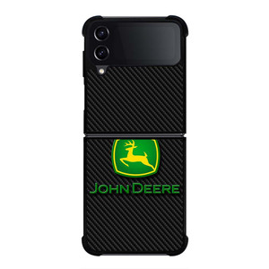 JOHN DEERE CARBON LOGO Samsung Galaxy Z Flip 4 Case Cover JOHN DEERE CARBON LOGO Samsung Galaxy Z Flip 4 Case Cover