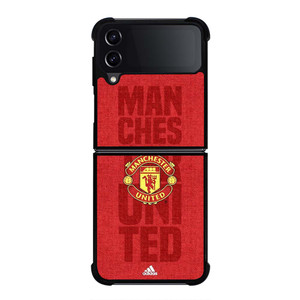 MANCHESTER UNITED FC LOGO ADIDAS Samsung Galaxy Z Flip 4 Case Cover MANCHESTER UNITED FC LOGO ADIDAS Samsung Galaxy Z Flip 4 Case Cover