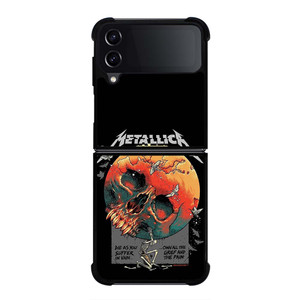 METALLICA BAND ICON SKULL Samsung Galaxy Z Flip 4 Case Cover METALLICA BAND ICON SKULL Samsung Galaxy Z Flip 4 Case Cover
