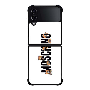 MOSCHINO BEAR LOGO Samsung Galaxy Z Flip 4 Case Cover MOSCHINO BEAR LOGO Samsung Galaxy Z Flip 4 Case Cover