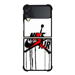 AIR JORDAN NIKE LOGO MELTING Samsung Galaxy Z Flip 3 Case Cover AIR JORDAN NIKE LOGO MELTING Samsung Galaxy Z Flip 3 Case Cover