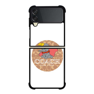 COACH NEW YORK DUMBO DISNEY Samsung Galaxy Z Flip 3 Case Cover COACH NEW YORK DUMBO DISNEY Samsung Galaxy Z Flip 3 Case Cover
