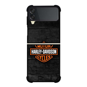 HARLEY DAVIDSON MOTORCYCLE WOODEN LOGO Samsung Galaxy Z Flip 3 Case Cover HARLEY DAVIDSON MOTORCYCLE WOODEN LOGO Samsung Galaxy Z Flip 3 Case Cover