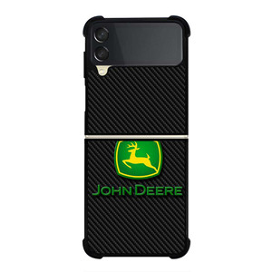 JOHN DEERE CARBON LOGO Samsung Galaxy Z Flip 3 Case Cover JOHN DEERE CARBON LOGO Samsung Galaxy Z Flip 3 Case Cover