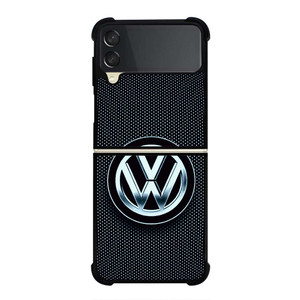 VW VOLKSWAGEN CAR LOGO Samsung Galaxy Z Flip 3 Case Cover VW VOLKSWAGEN CAR LOGO Samsung Galaxy Z Flip 3 Case Cover