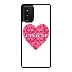 COACH NEW YORK PINK HEART Samsung Galaxy Note 20 Case Cover