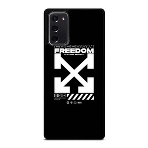 OFF WHITE CLOTHING FREEDOM Samsung Galaxy Note 20 Case Cover
