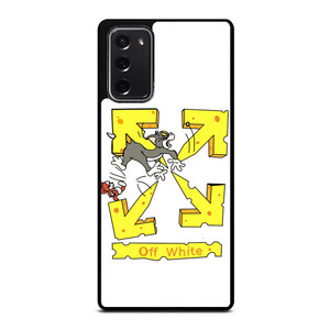 OFF WHITE TOM AND JERRY Samsung Galaxy Note 20 Case Cover