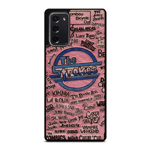 THE STROKES AND FAMOUS BAND LOGO Samsung Galaxy Note 20 Case Cover THE STROKES AND FAMOUS BAND LOGO Samsung Galaxy Note 20 Case Cover