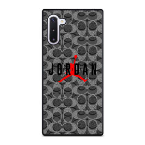 COACH NEW YORK AIR JORDAN BLACK Samsung Galaxy Note 10 Case Cover