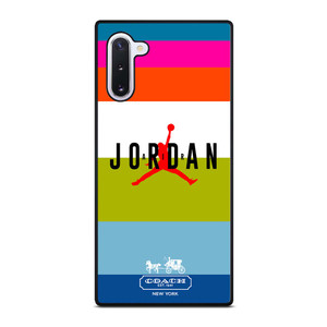 COACH NEW YORK AIR JORDAN STRIPE Samsung Galaxy Note 10 Case Cover