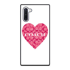 COACH NEW YORK PINK HEART Samsung Galaxy Note 10 Case Cover COACH NEW YORK PINK HEART Samsung Galaxy Note 10 Case Cover