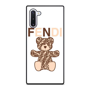 FENDI ROMA BROWN BEAR Samsung Galaxy Note 10 Case Cover FENDI ROMA BROWN BEAR Samsung Galaxy Note 10 Case Cover