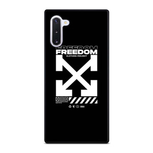 OFF WHITE CLOTHING FREEDOM Samsung Galaxy Note 10 Case Cover
