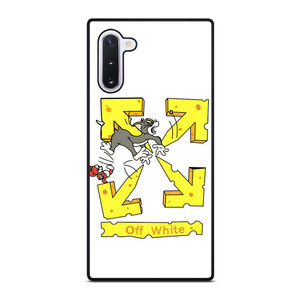 OFF WHITE TOM AND JERRY Samsung Galaxy Note 10 Case Cover