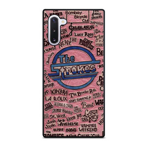 THE STROKES AND FAMOUS BAND LOGO Samsung Galaxy Note 10 Case Cover THE STROKES AND FAMOUS BAND LOGO Samsung Galaxy Note 10 Case Cover