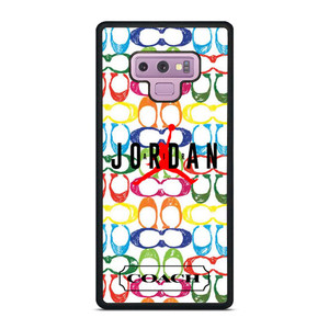COACH NEW YORK AIR JORDAN COLORFUL Samsung Galaxy Note 9 Case Cover