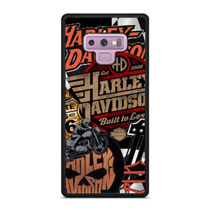 HARLEY DAVIDSON MOTORCYCLE LOGO COLLAGE Samsung Galaxy Note 9 Case Cover