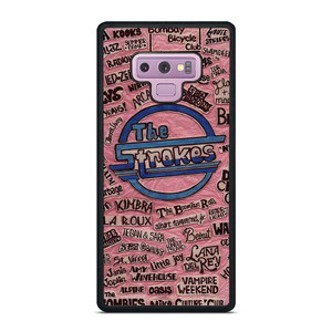 THE STROKES AND FAMOUS BAND LOGO Samsung Galaxy Note 9 Case Cover THE STROKES AND FAMOUS BAND LOGO Samsung Galaxy Note 9 Case Cover