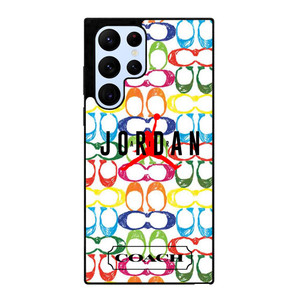 COACH NEW YORK AIR JORDAN COLORFUL Samsung Galaxy S22 Ultra Case Cover