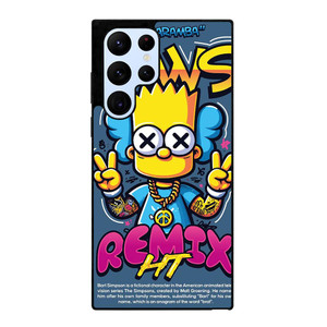 KAWS X BART SIMPSONS Samsung Galaxy S22 Ultra Case Cover