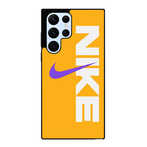 NIKE LOGO PURPLE YELLOW Samsung Galaxy S22 Ultra Case Cover NIKE LOGO PURPLE YELLOW Samsung Galaxy S22 Ultra Case Cover