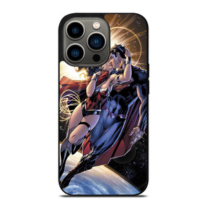 SUPERMAN KISSING WONDER WOMAN iPhone 13 Pro Case Cover SUPERMAN KISSING WONDER WOMAN iPhone 13 Pro Case Cover
