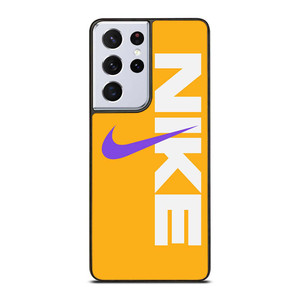 NIKE LOGO PURPLE YELLOW Samsung Galaxy S21 Ultra Case Cover