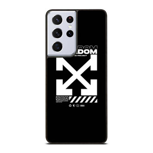 OFF WHITE CLOTHING FREEDOM Samsung Galaxy S21 Ultra Case Cover OFF WHITE CLOTHING FREEDOM Samsung Galaxy S21 Ultra Case Cover