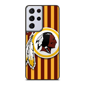 WASHINGTON REDSKINS LOGO USA FLAG Samsung Galaxy S21 Ultra Case Cover