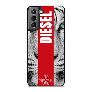 DIESEL CLOTHING TIGER Samsung Galaxy S21 Plus Case Cover DIESEL CLOTHING TIGER Samsung Galaxy S21 Plus Case Cover
