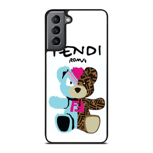FENDI ROMA BEAR LOGO Samsung Galaxy S21 Plus Case Cover