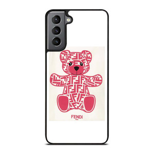 FENDI ROMA PINK BEAR Samsung Galaxy S21 Plus Case Cover FENDI ROMA PINK BEAR Samsung Galaxy S21 Plus Case Cover