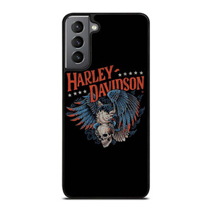 HARLEY DAVIDSON LOGO SKULL EAGLE Samsung Galaxy S21 Plus Case Cover