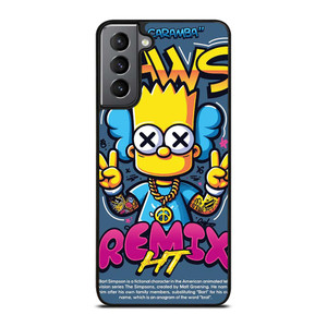 KAWS X BART SIMPSONS Samsung Galaxy S21 Plus Case Cover KAWS X BART SIMPSONS Samsung Galaxy S21 Plus Case Cover