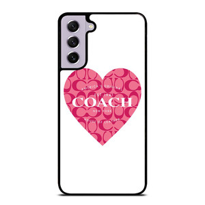 COACH NEW YORK PINK HEART Samsung Galaxy S21 FE Case Cover