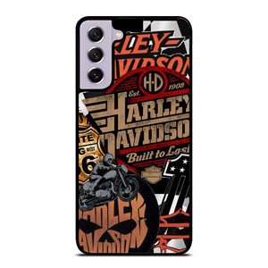 HARLEY DAVIDSON MOTORCYCLE LOGO COLLAGE Samsung Galaxy S21 Case Cover