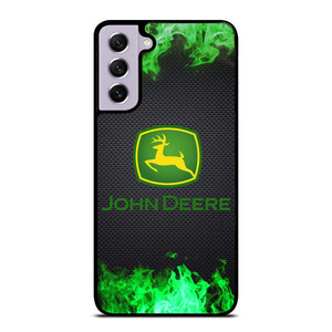 JOHN DEERE TRACTOR LOGO GREEN FIRE Samsung Galaxy S21 Case Cover