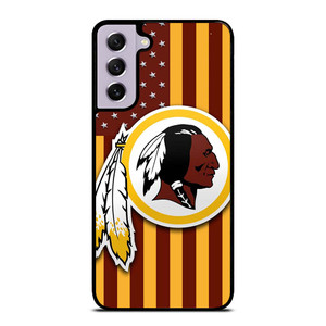 WASHINGTON REDSKINS LOGO USA FLAG Samsung Galaxy S21 Case Cover