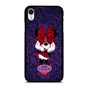 COACH MINNIE MOUSE PURPLE iPhone XR Case Cover