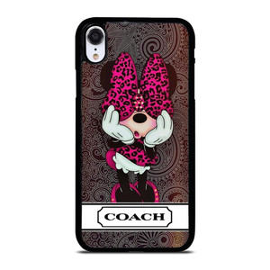 COACH NEW YORK  MINNIE MOUSE CUTE iPhone XR Case Cover
